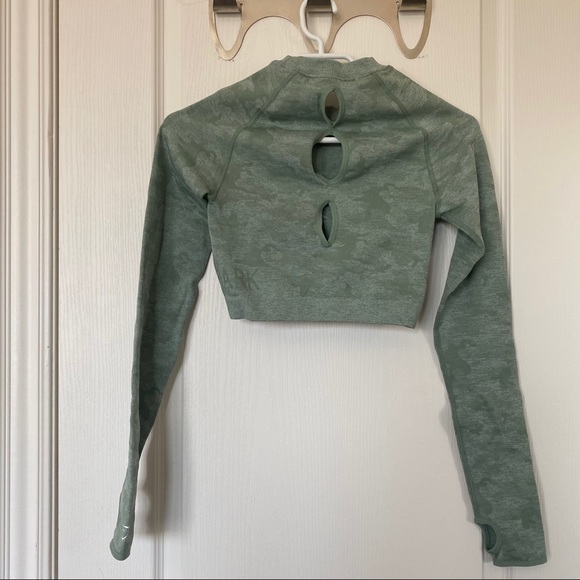Gymshark Cropped Long Sleeve Small - Picture 7 of 7
